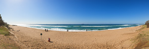 Umhlanga Beach in the morning